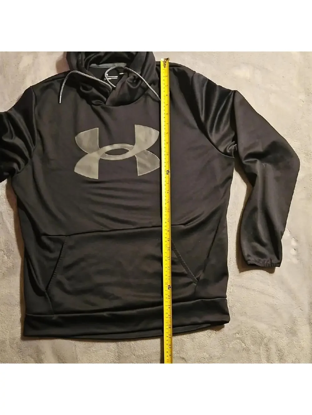 Under Armour Black Loose Fit Hoodie Sweatshirt LG - Picture 5 of 8